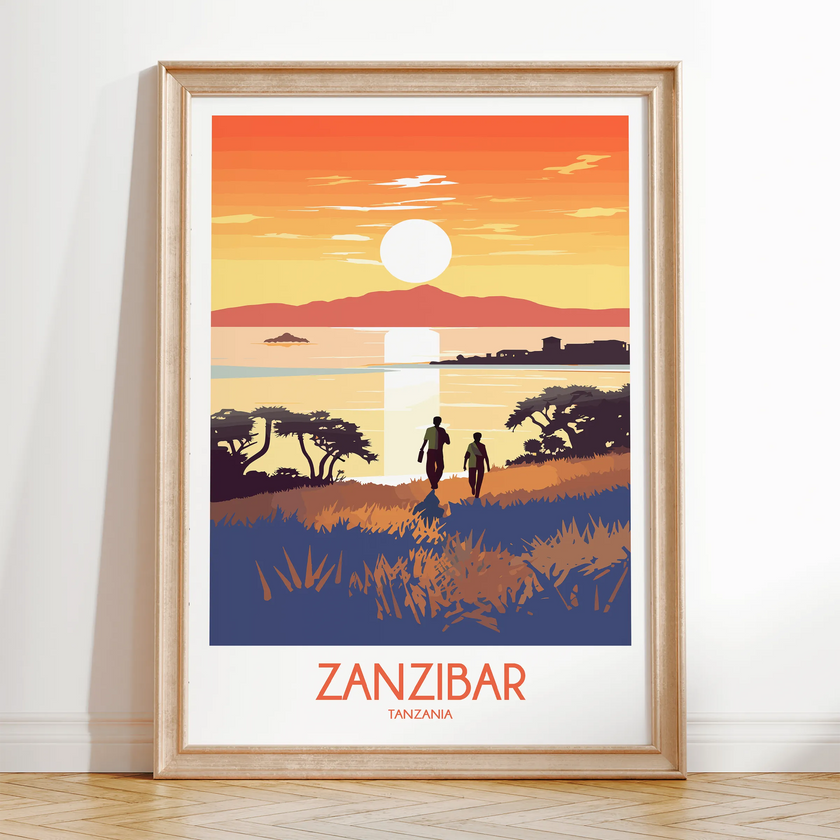 Zanzibar Destination Art Gift
