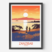 Zanzibar Minimalist Wall Art