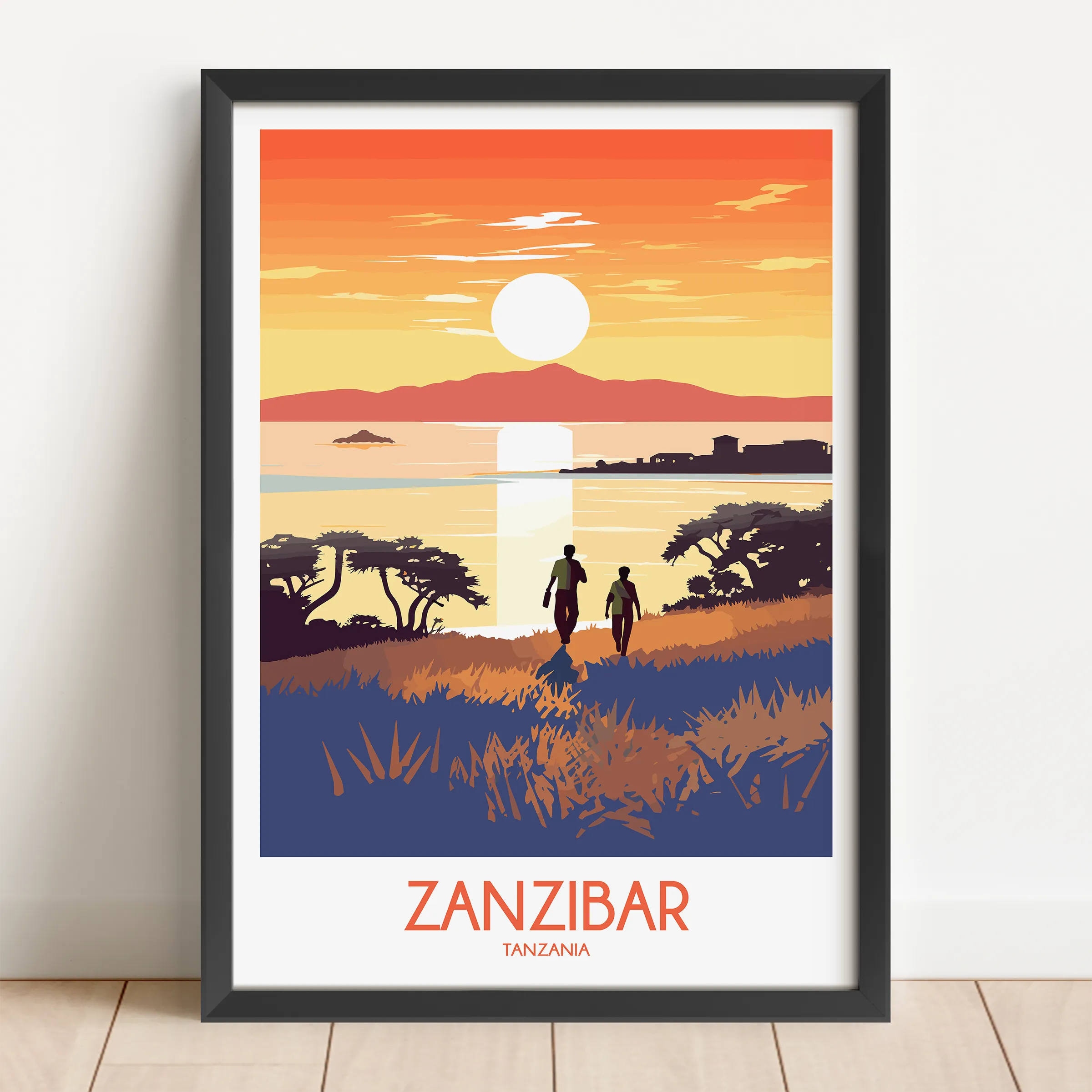 Zanzibar Scenic Landscape Art