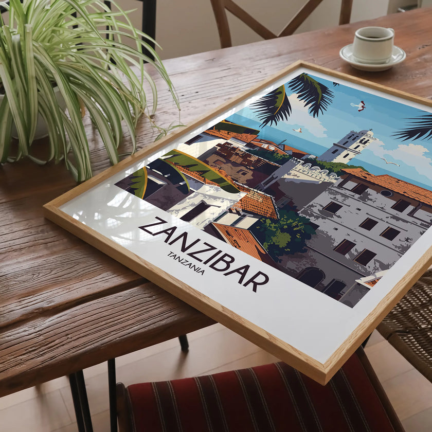 Zanzibar Souvenir Poster Print