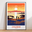 Zanzibar Souvenir Poster Print