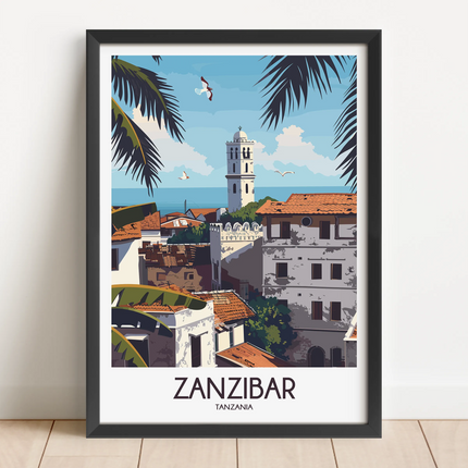 Zanzibar Travel Memory Gift