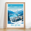 Zell Am See Minimalist Wall Art