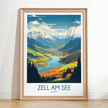 Zell Am See Minimalist Wall Art