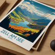 Zell Am See Modern Travel Poster