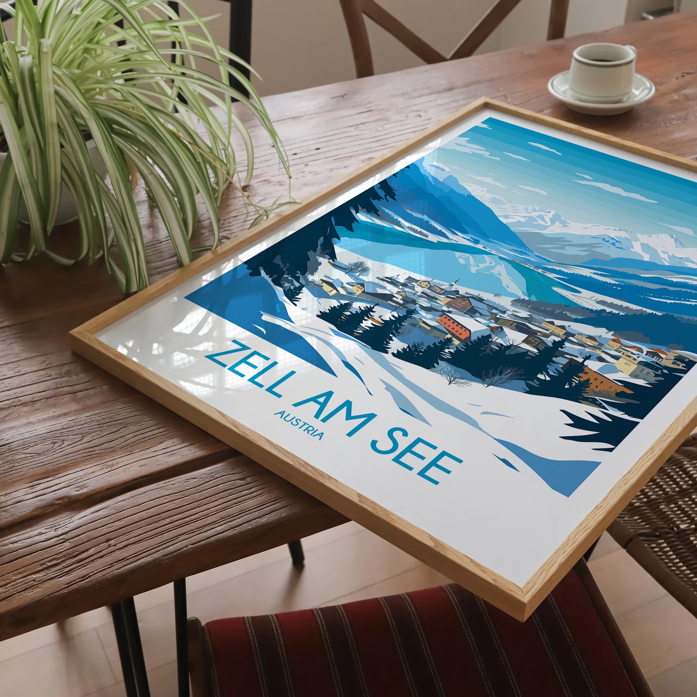 Zell Am See Souvenir Poster Print