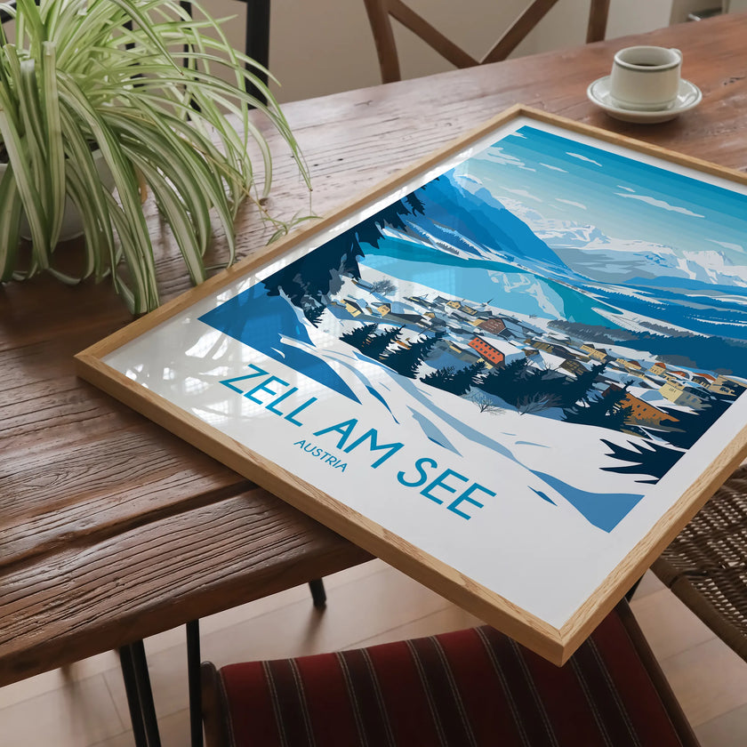 Zell Am See Souvenir Poster Print