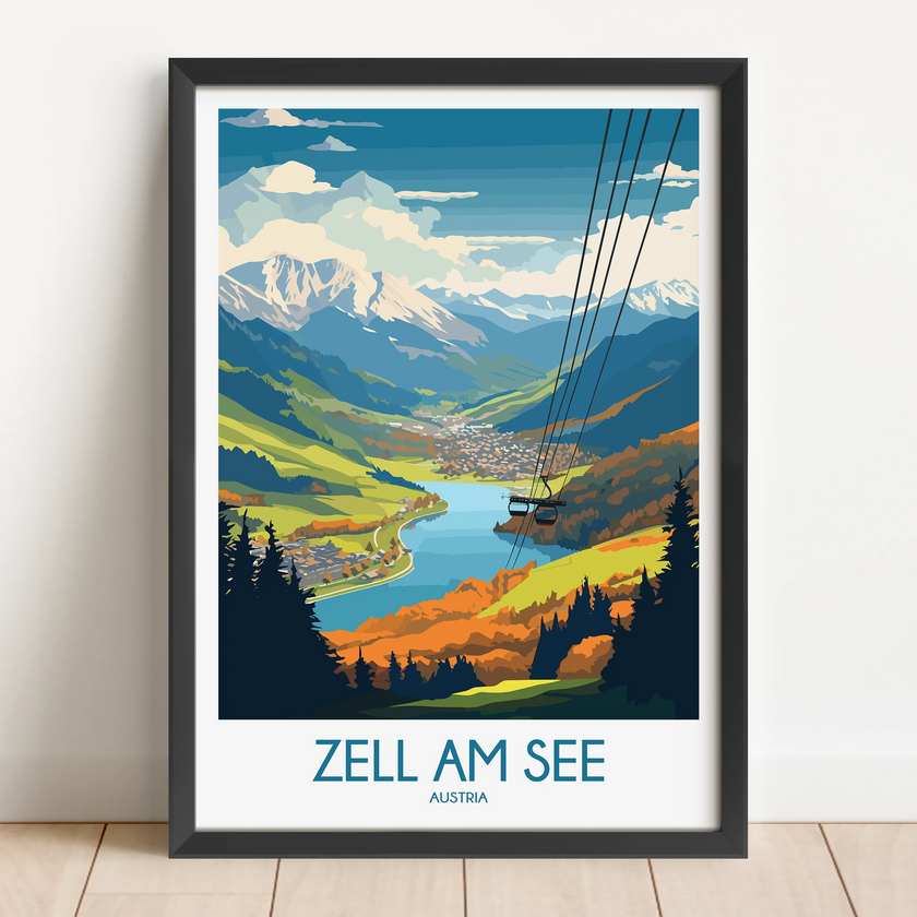 Zell Am See Travel Memory Gift