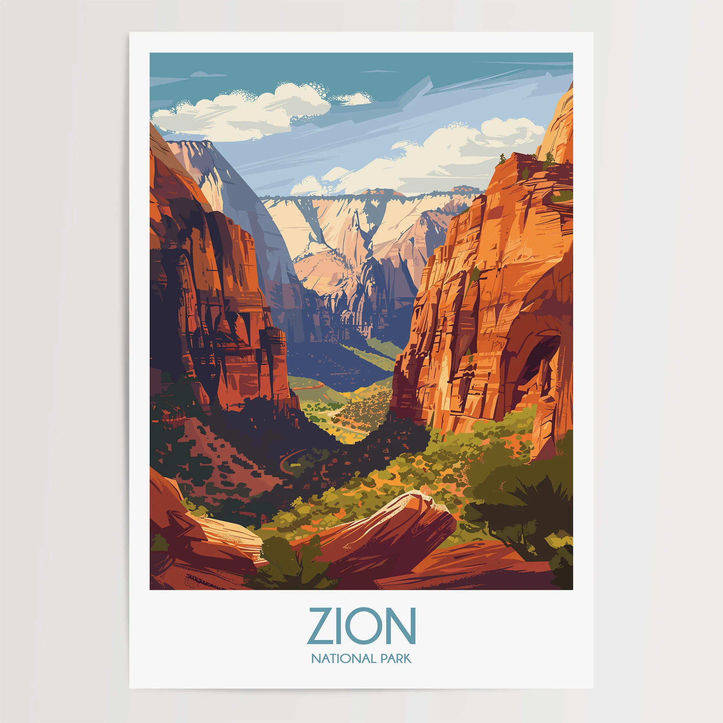 Zion Minimalist Wall Art